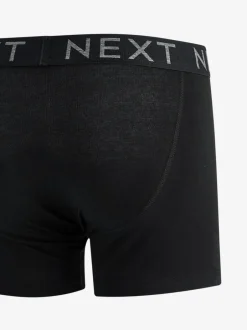 Ondergoed|Ondergoed*Next Zwart - Standaard - 10 Boxershorts zonder plooi