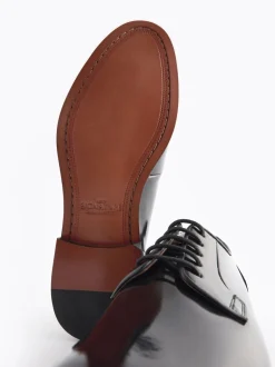 Schoenen|Formele Schoenen*Next - Standaard pasvorm - Signature - Derby-schoenen met leren zool Zwart