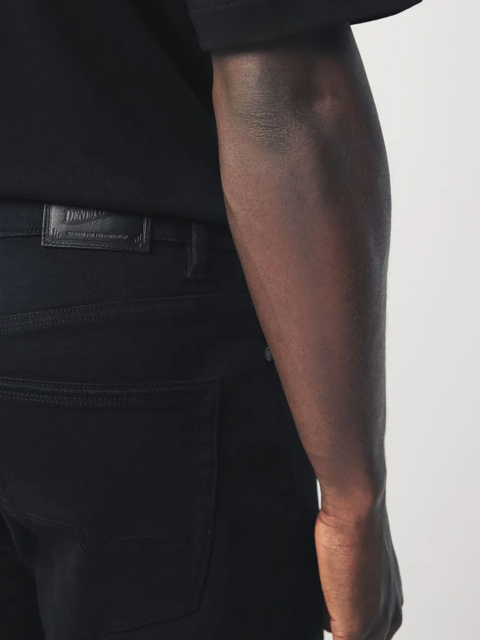 Jeans*Next Zwart - Standaard toelopende pasvorm - Motionflex jeans