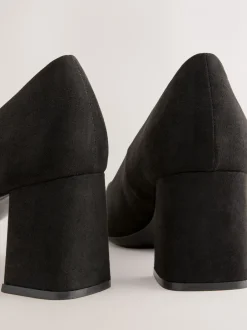 Ruimvallend En Extraruimvallend|Schoenen Met Hakken*Next - Standard Chisel Toe Block Courts Zwart