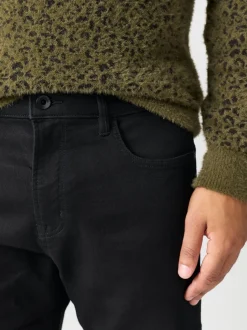 Jeans*Next - Straight fit - Comfortabele stretchjeans Zwart