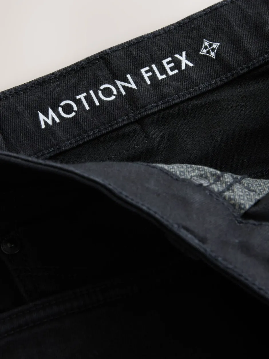 Jeans|Next Zwart - Straight fit - Motionflex jeans
