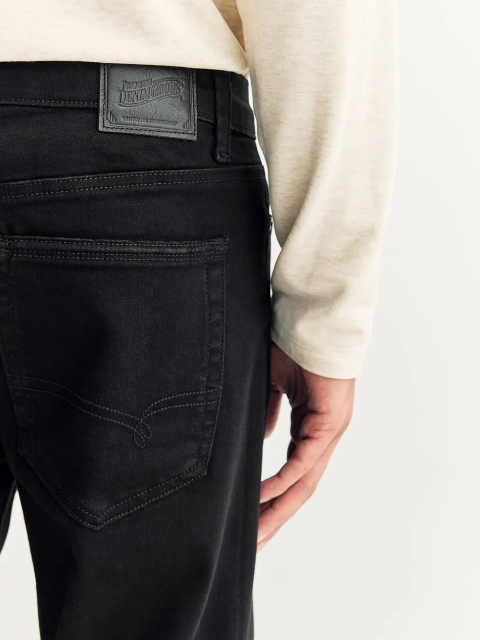 Jeans|Next Zwart - Straight fit - Motionflex jeans