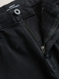 Jeans|Next Zwart - Straight fit - Motionflex jeans