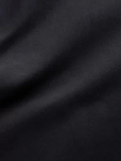 Broeken En Chino's|Next - Straight fit - Pleated Stretch Chinos Trousers With Elasticated Waist Zwart