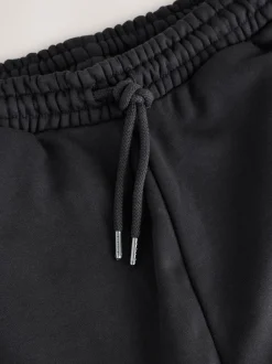 Joggingbroeken*Next Zwart - Straight fit - Relaxed Fit Brushback Heavyweight Joggers
