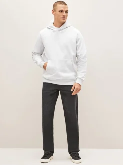 Jeans*Next - Straight-fit Essential stretchy jeans met rechte pasvorm Zwart