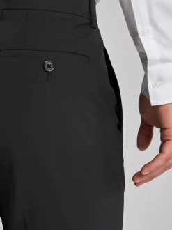 Formele Broek|Broeken En Chino's|Next - Strakke Pasvorm - Chique stretchy broek Zwart