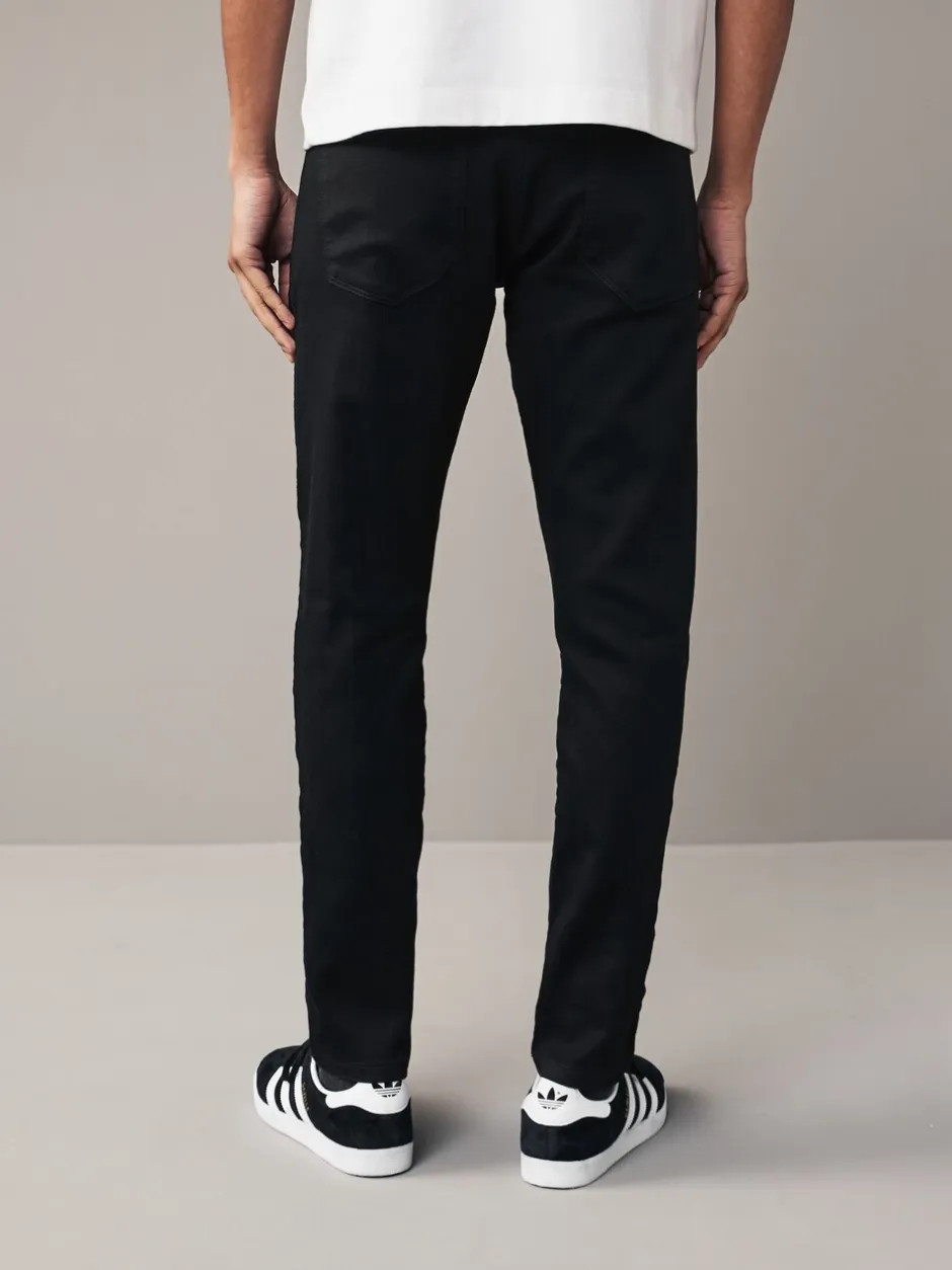 Jeans|Next Zwart - Strakke Pasvorm - Comfortabele stretchjeans