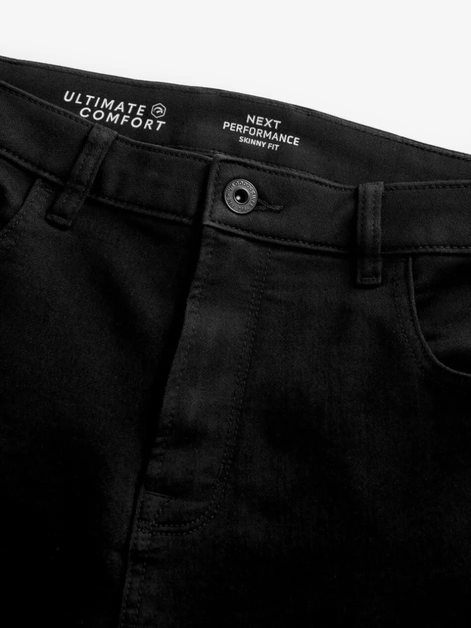 Jeans|Next Zwart - Strakke Pasvorm - Comfortabele stretchjeans
