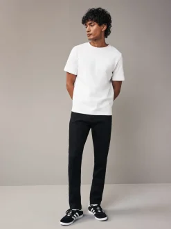 Jeans|Next Zwart - Strakke Pasvorm - Comfortabele stretchjeans