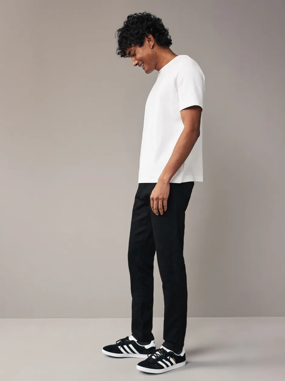 Jeans|Next Zwart - Strakke Pasvorm - Comfortabele stretchjeans
