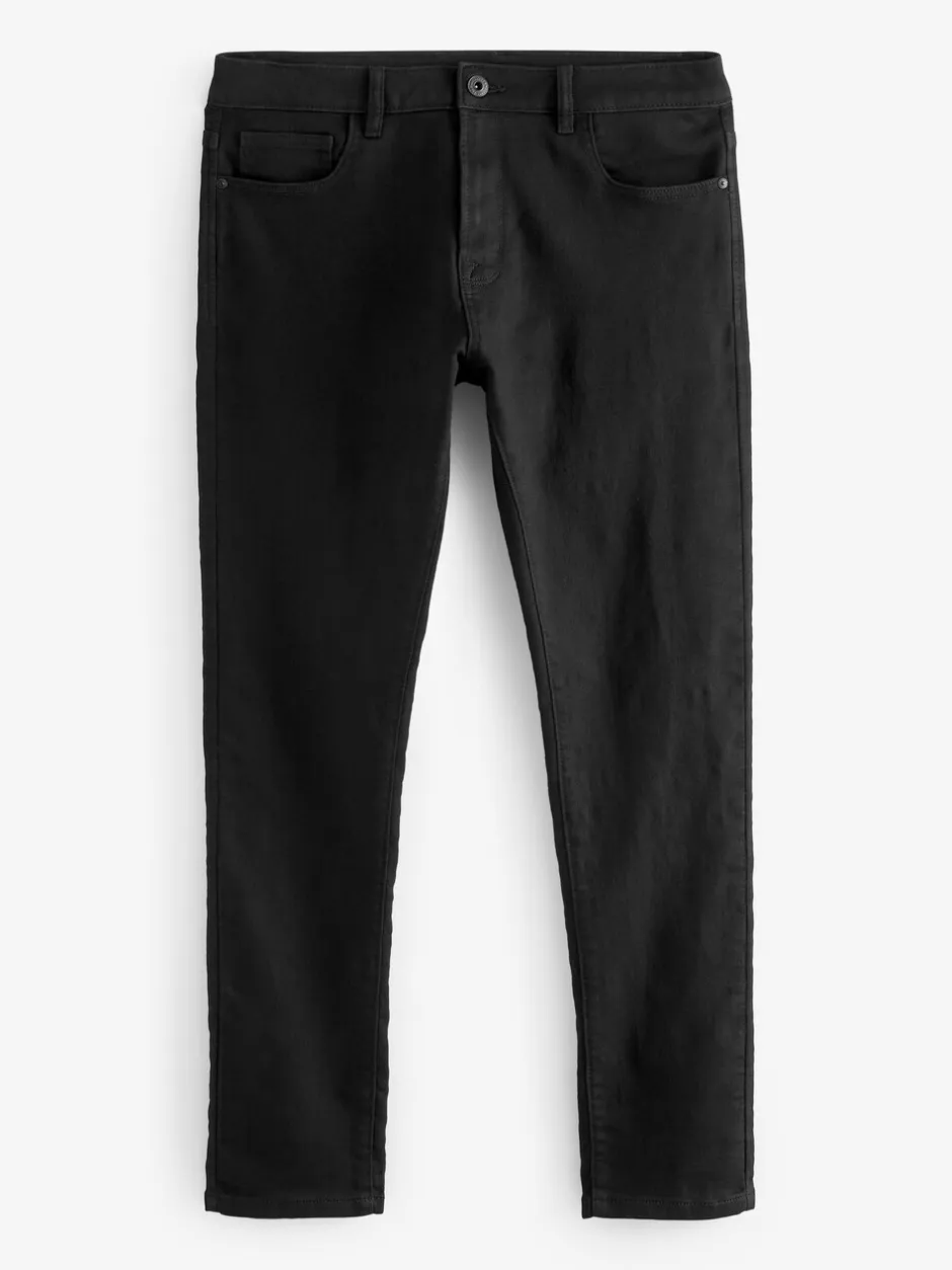 Jeans|Next Zwart - Strakke Pasvorm - Comfortabele stretchjeans