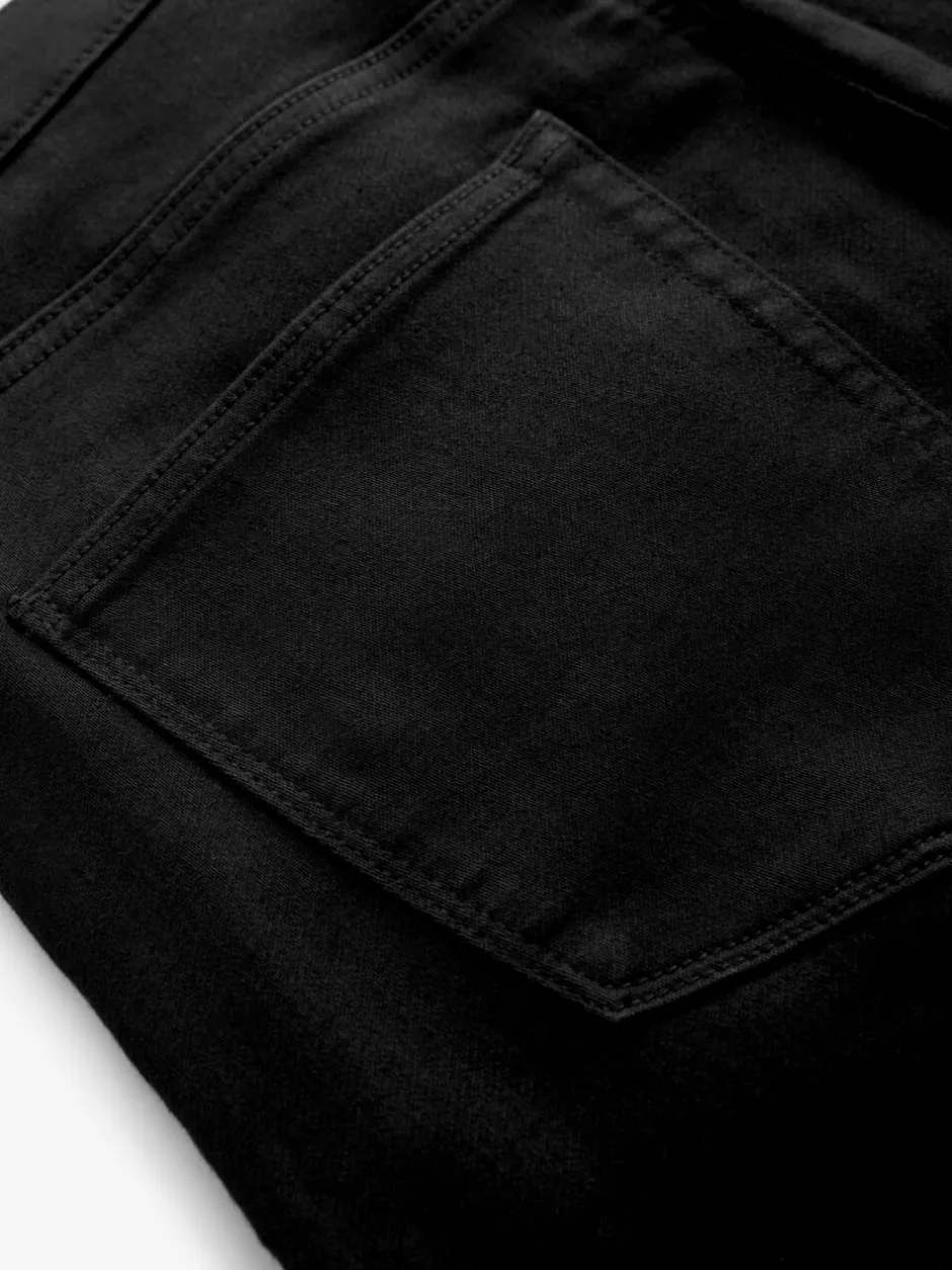 Jeans|Next Zwart - Strakke Pasvorm - Comfortabele stretchjeans