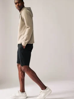 Shorts*Next - Strakke Pasvorm - Chinoshort met stretch Zwart