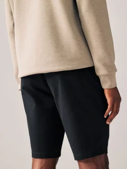 Shorts*Next - Strakke Pasvorm - Chinoshort met stretch Zwart
