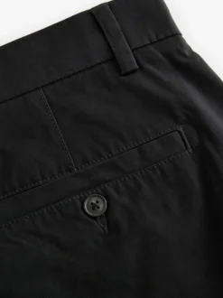 Shorts*Next - Strakke Pasvorm - Chinoshort met stretch Zwart
