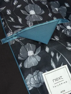 Blazers En Business-Jasjes|Pakken*Next - Strakke Pasvorm - Kostuum met twee knopen: colbert Zwart