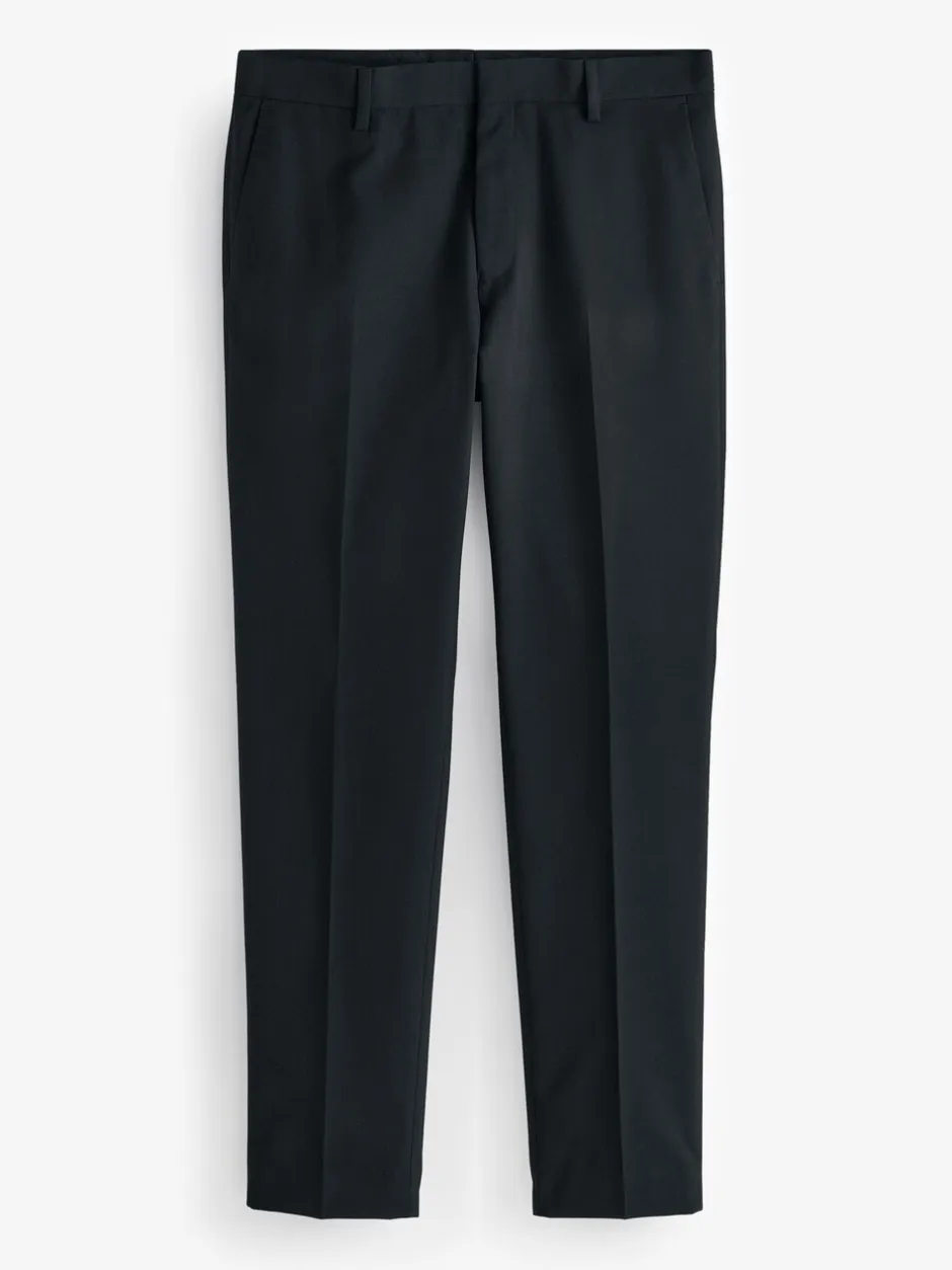 Smokings En Feestkleding*Next - Strakke Pasvorm - Pantalon in smokingstijl Zwart