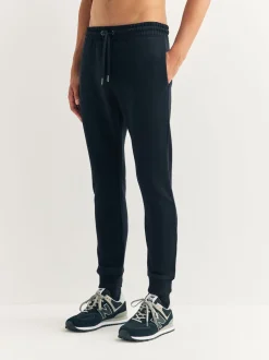 Joggingbroeken|Next Zwart - Strakke Pasvorm - Slim Fit Brushback Heavyweight Joggers