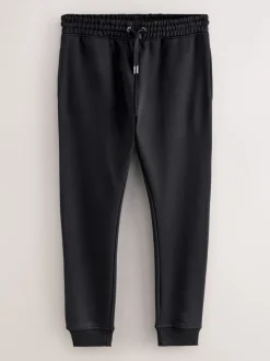 Joggingbroeken|Next Zwart - Strakke Pasvorm - Slim Fit Brushback Heavyweight Joggers