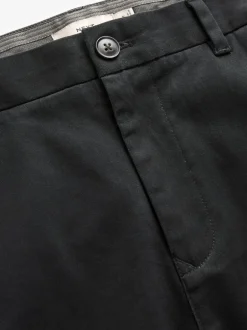 Broeken En Chino's*Next Zwart - Strakke Pasvorm - Stretchy chino