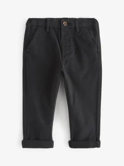 Gelegenheidskleding|Broeken En Chino's*Next Zwart - Stretch Chino Broek (3mnd-7jr)