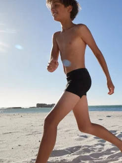 Badkleding|Next - Stretch zwemshorts (3-16 jr) Zwart