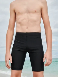 Badkleding|Next - Stretch zwemshorts (3-16 jr) Zwart