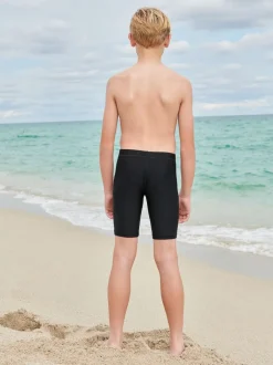 Badkleding|Next - Stretch zwemshorts (3-16 jr) Zwart
