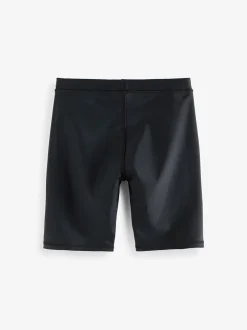 Badkleding|Next - Stretch zwemshorts (3-16 jr) Zwart