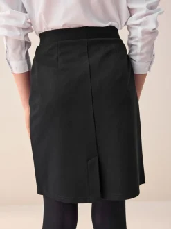 Shorts En Rokken*Next Zwart - Stretchkokerrok van jersey met elastische taille voor senioren (9-18jr)