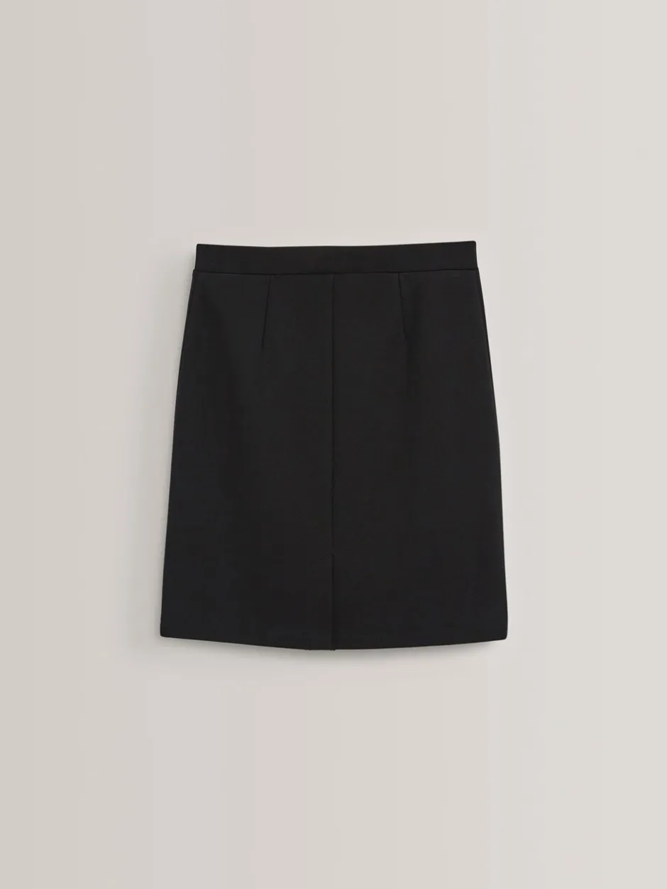 Shorts En Rokken*Next Zwart - Stretchkokerrok van jersey met elastische taille voor senioren (9-18jr)