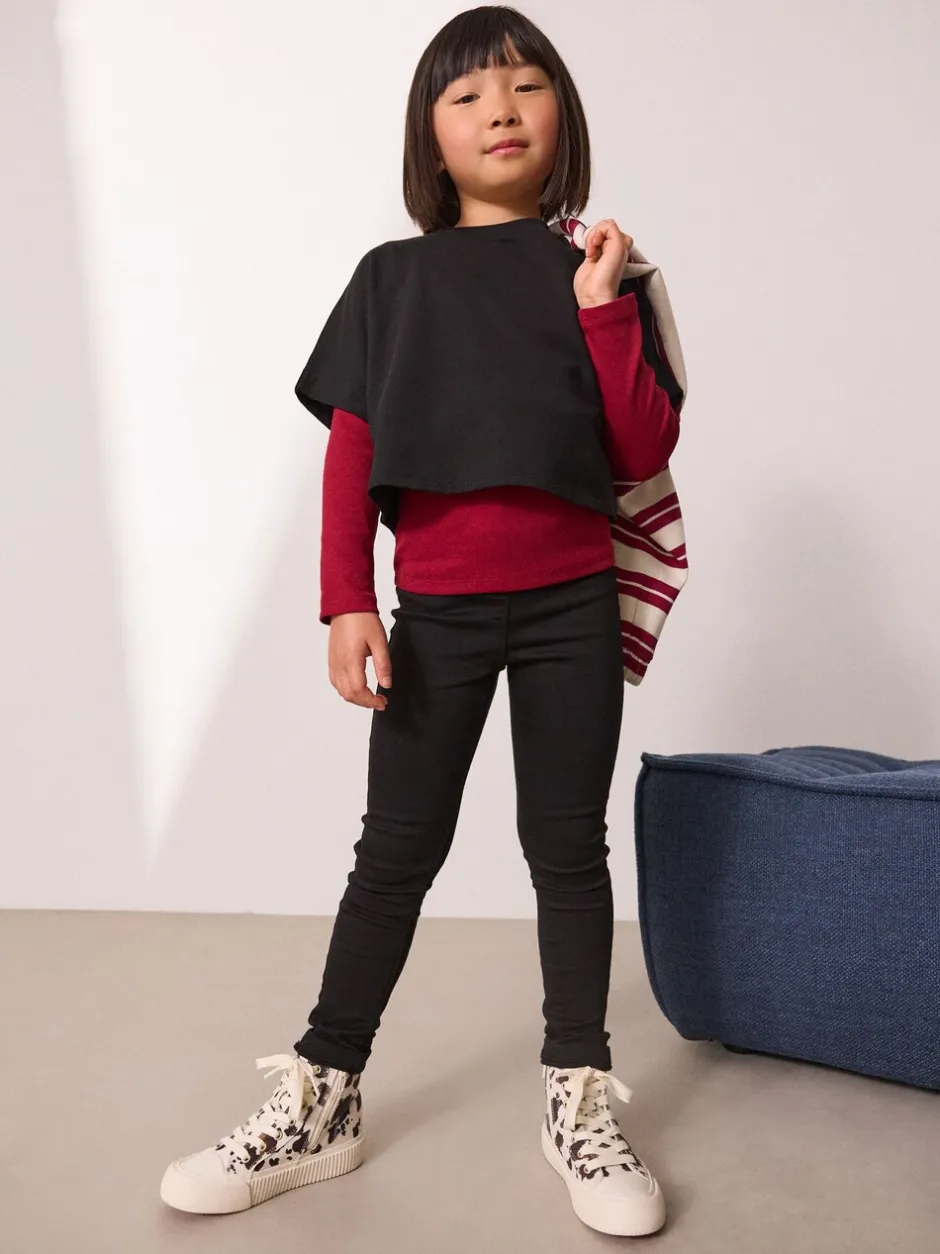 Jeans|Next - Stretchleggings (3-16 jr) Zwart