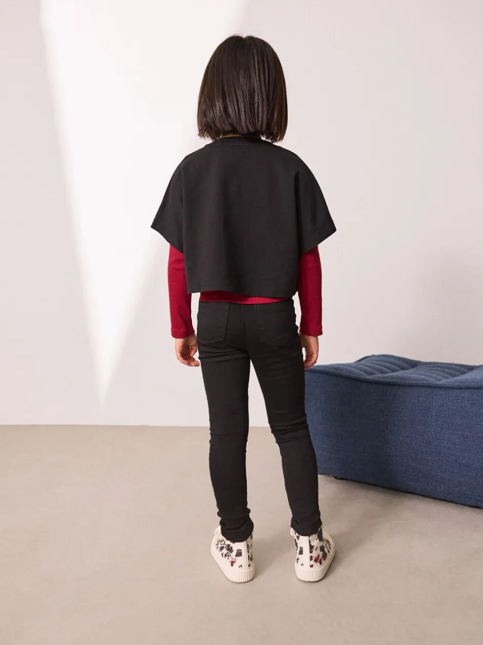 Jeans|Next - Stretchleggings (3-16 jr) Zwart