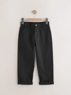 Broeken En Chino's*Next - Stretchy chino's (3-17jr) Zwart