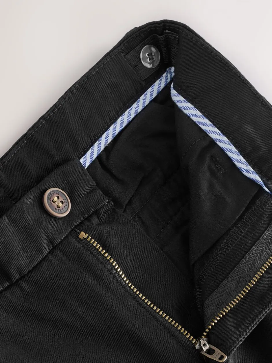 Broeken En Chino's*Next - Stretchy chino's (3-17jr) Zwart