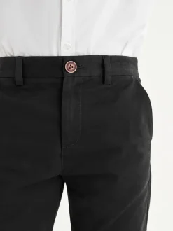 Schoolkleding|Broeken En Chino's|Next Zwart - Stretchy chino's (3-17jr)