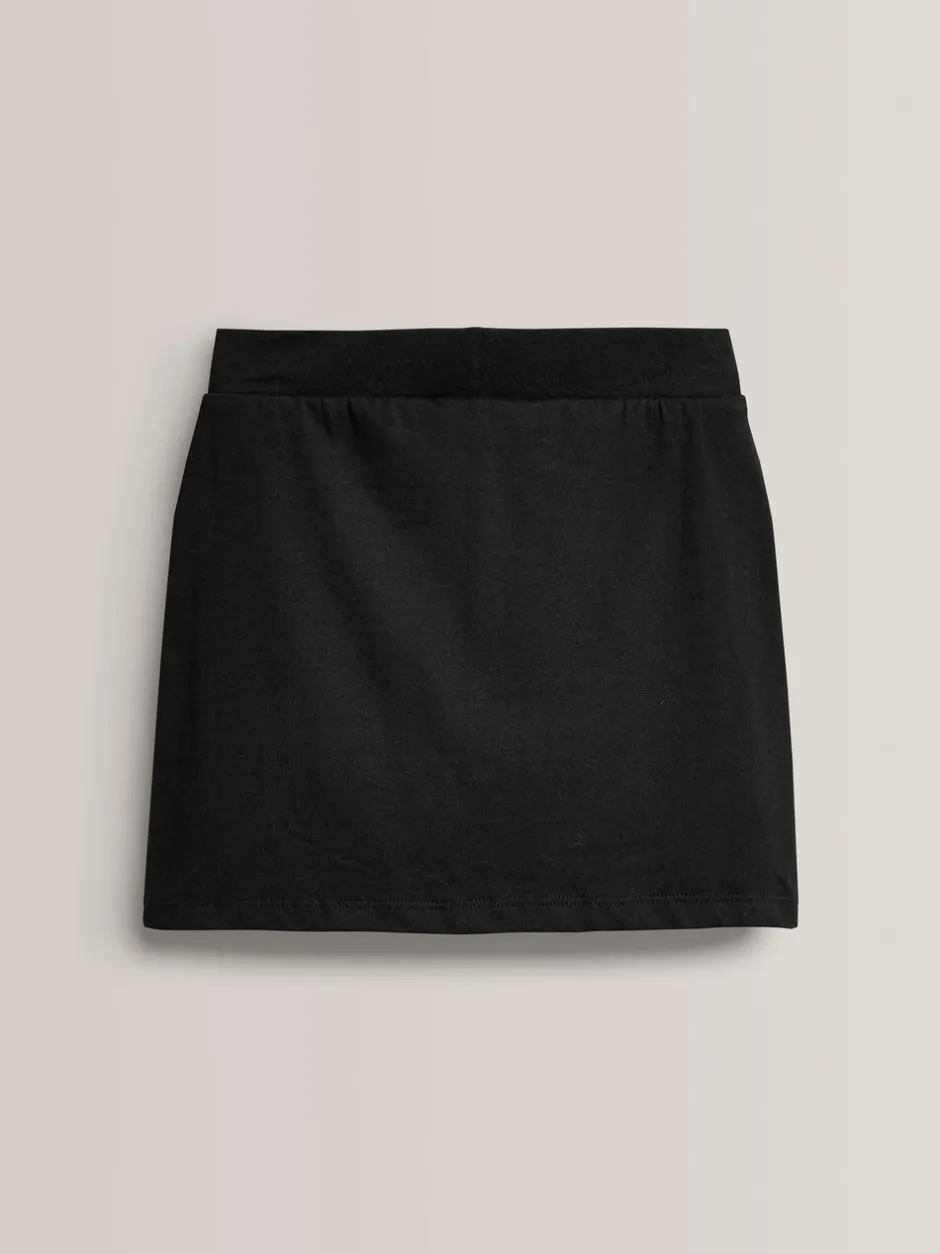 Shorts En Rokken*Next Zwart - Stretchy katoenen jersey schoolschort (3 - 16 jr)