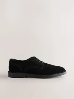 Schoenen|Formele Schoenen*Next - Suède desertschoenen Zwart