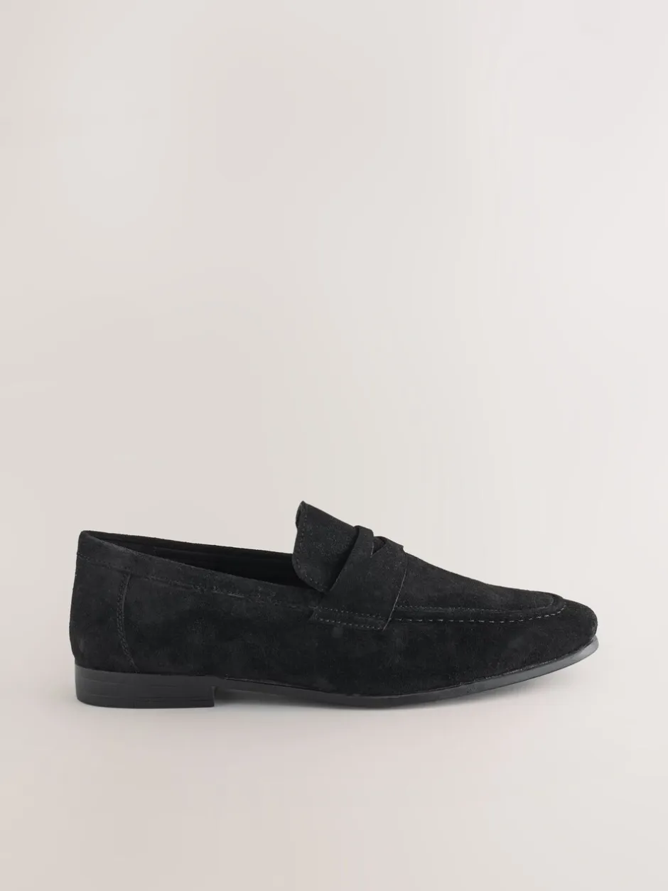 Schoenen*Next - Suède instapschoenen Zwart