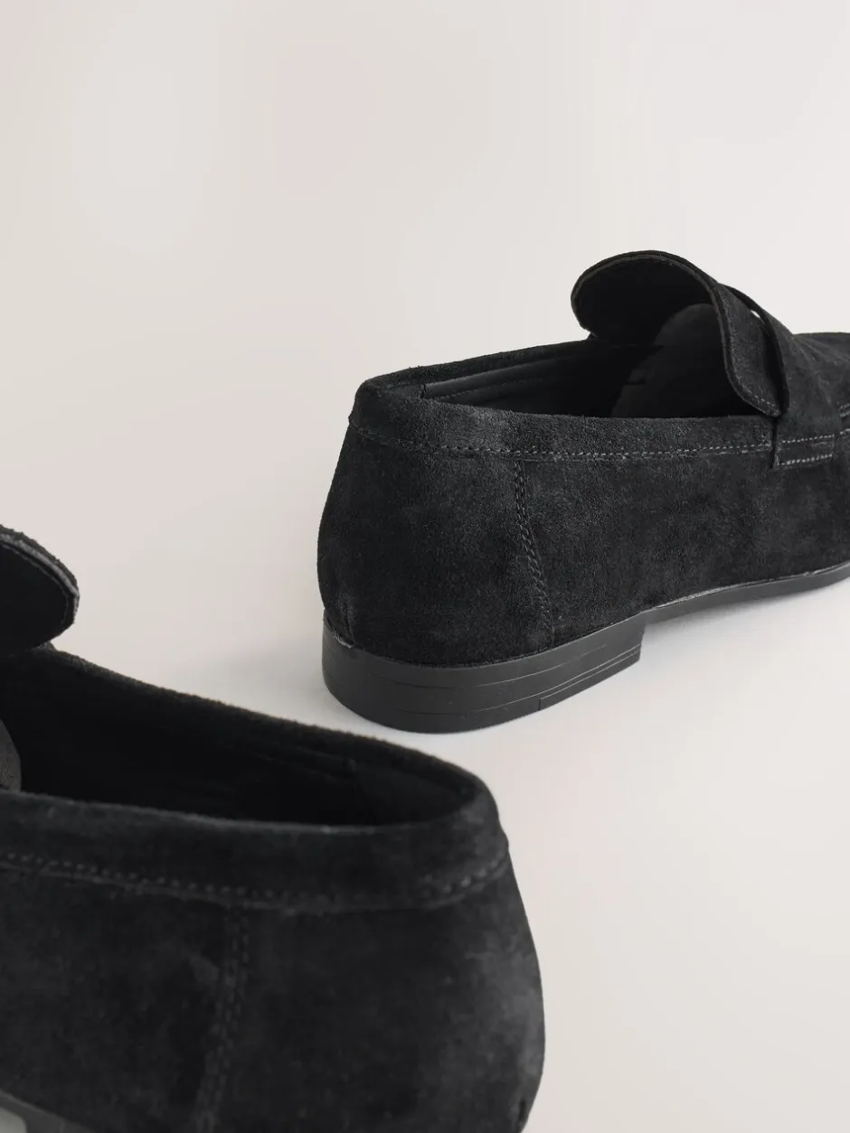 Schoenen*Next - Suède instapschoenen Zwart