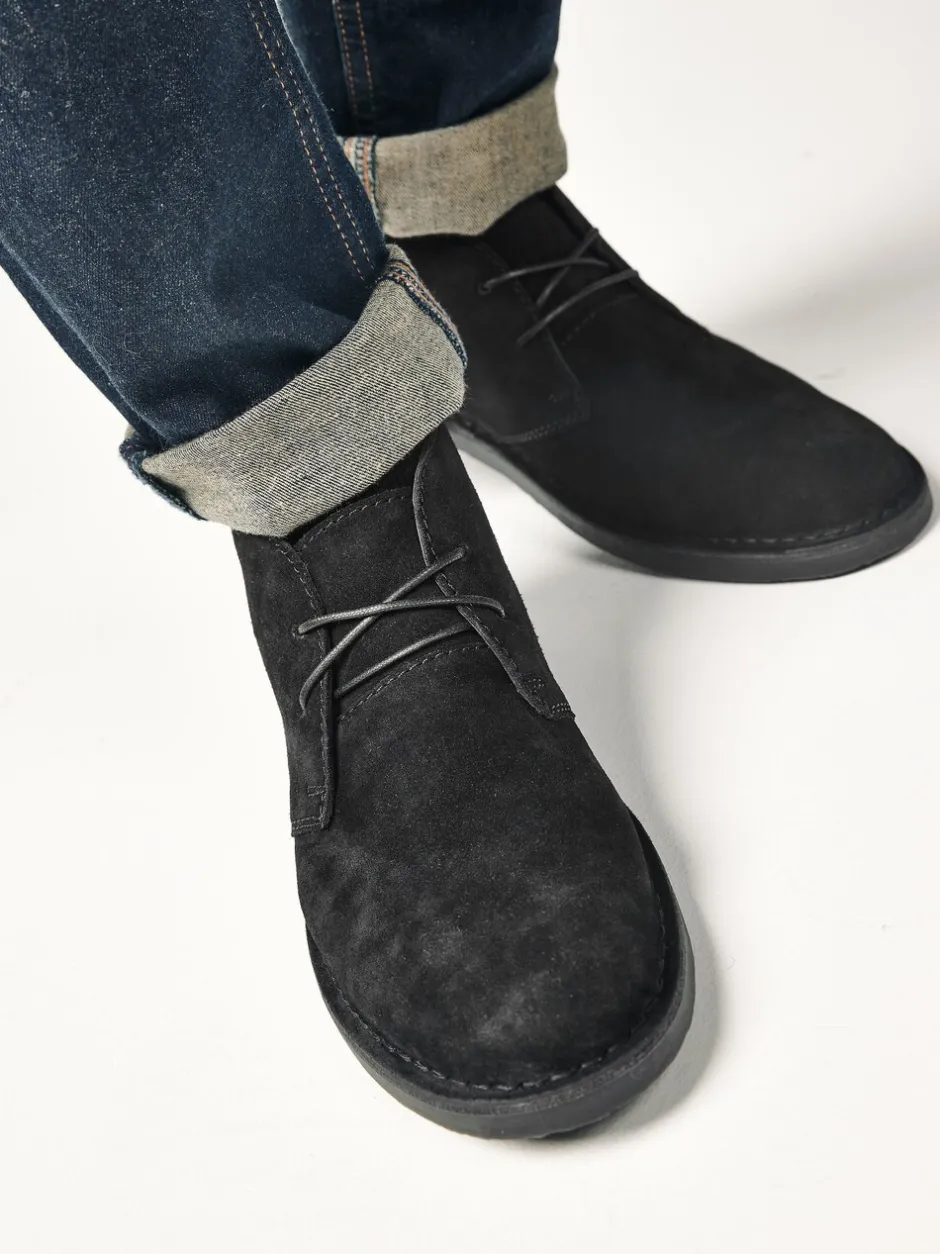 Boots|Next Zwart - Suède woestijnlaars