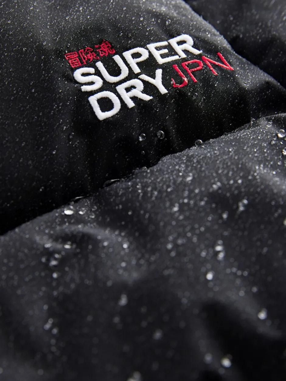 Jassen, Jacks En Kinderwagenpakjes|Schoolkleding|Superdry - Sports pufferjas Zwart