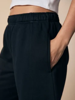 Shorts|Next Zwart - Supersoft Peached Essentials Mid Length Jersey Jort Shorts