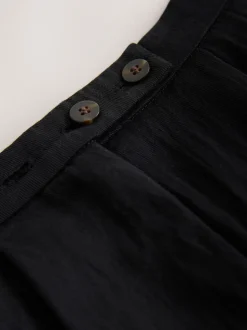 Broeken*Next - Superwide Pleated Trousers Zwart