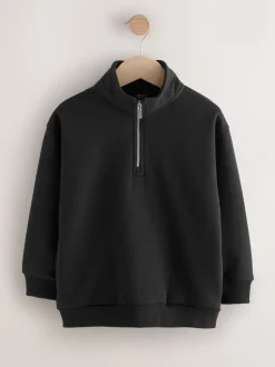 Sweaters En Hoody´S*Next - Sweatshirt met rits bij de hals (3-16jr) Zwart