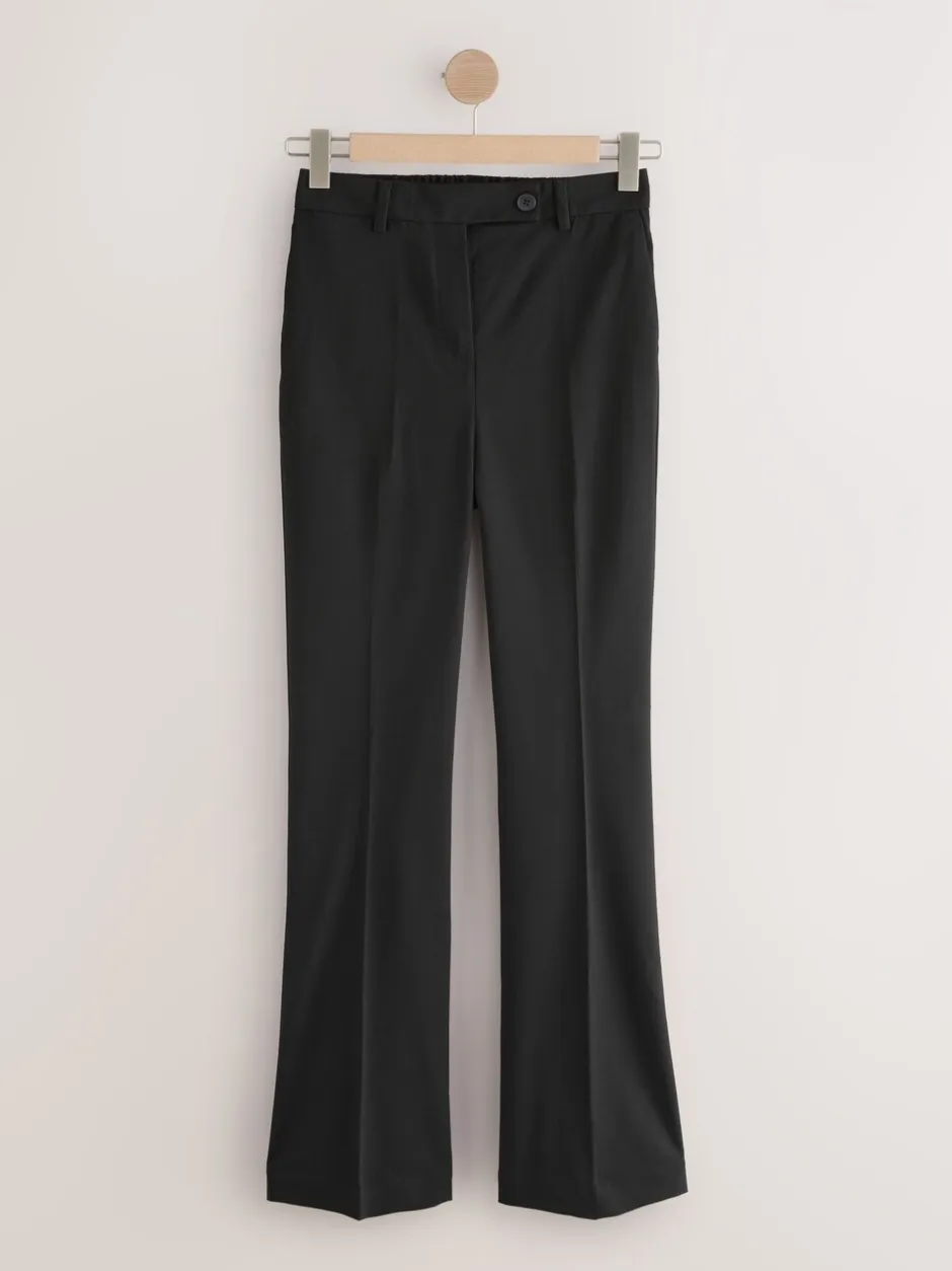 Kostuums En Werkkleding|Broeken*Next - Tailored Bootcut Trousers With Wool Zwart