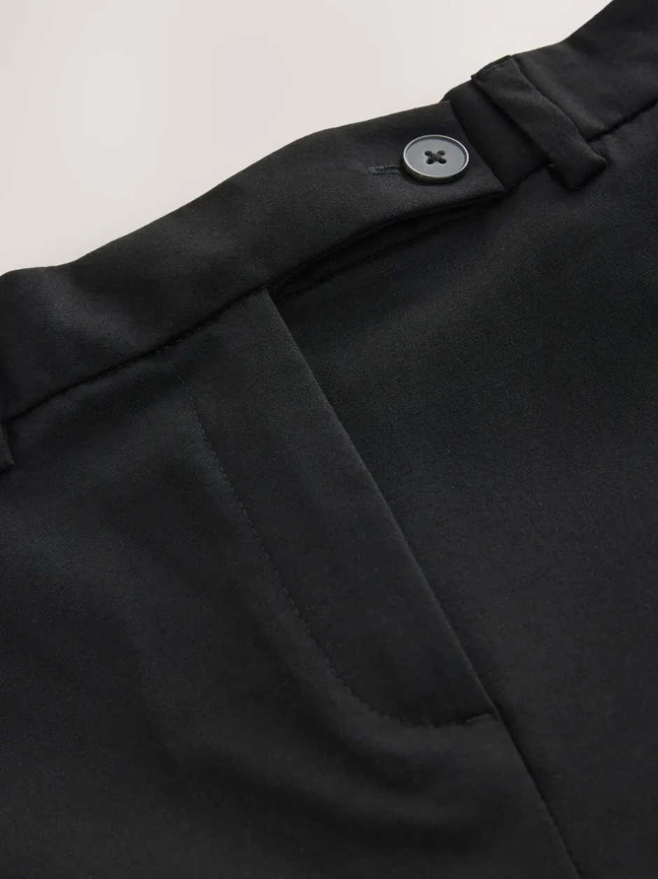 Kostuums En Werkkleding|Broeken*Next - Tailored Bootcut Trousers With Wool Zwart