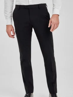 Formele Broek|Broeken En Chino's*Next - Tailored fit - Chique stretchy broek Zwart